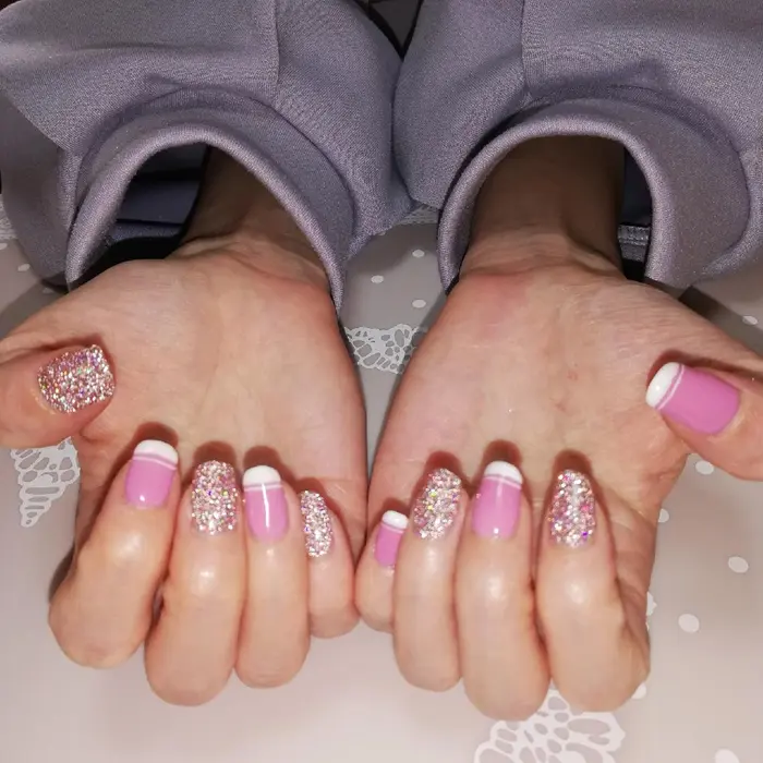 フレンチ フラッシュネイルやり放題5 000yen Private Nail Eve所属 ネイル Junkoのネイル デザイン ミニモ フレンチ フラッシュネイルやり放題5 000yen Private Nail Eve所属 ネイル Junkoのネイル デザイン ミニモ