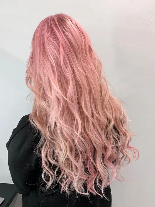 ホワイトピンクにシールエクステ80本 アンダーバーホワイト浜松所属 White Yukieのヘアカタログ ミニモ