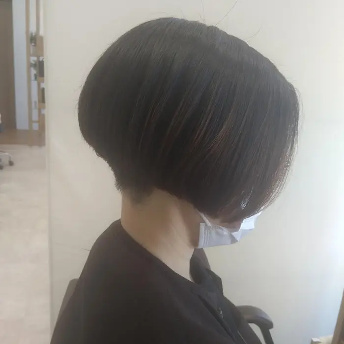 前下がりマッシュ Hair Make Earth 酒田所属 高橋 愛結のヘアカタログ ミニモ