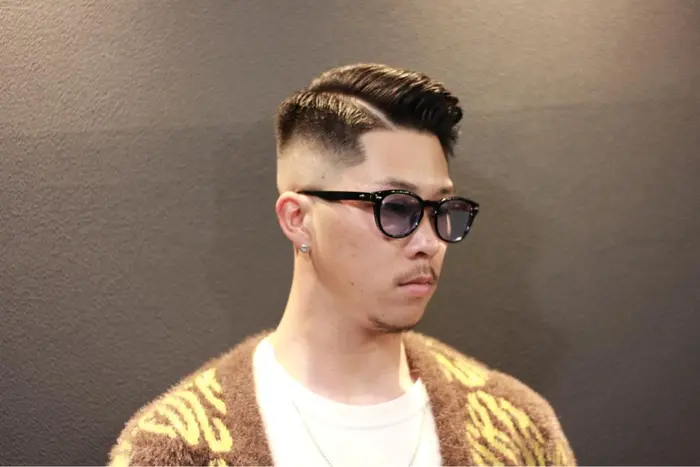 スキンフェード ハードパート ニュアンスパーマ 現在30代 40代のモデルさんを募集してます 気 Kingsman Tokyo 2nd所属 星野 央人のヘアカタログ ミニモ