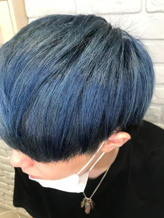 ブルー ブリーチ必須カラー ダブルカラー 5 500 トリートメント 1 100 Bpj S目黒店所属 髪質改善 透明感カラー 菊池のヘアカタログ ミニモ