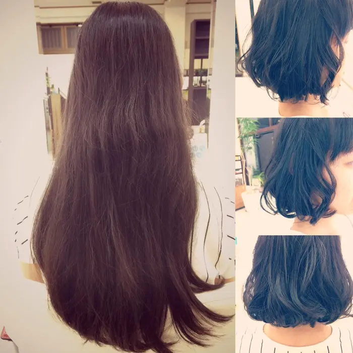 長めのロングヘアからのイメチェンも得意ですw 担当 イケダ Hair Verde ヘアーヴェルデ 所属 Hair Verdeのヘアカタログ ミニモ