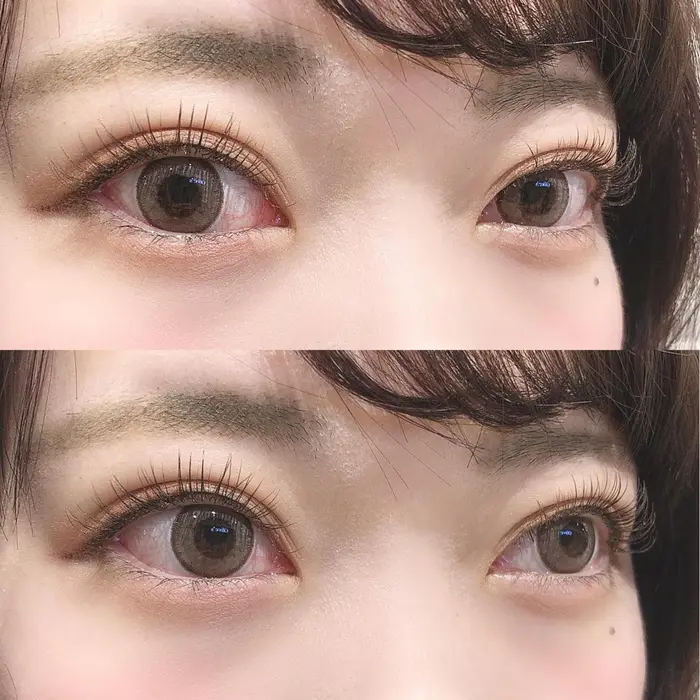 パリジェンヌ フラットラッシュ グレイッシュブラウン 100本 Emanon 新宿東口所属 Mikuのマツエク デザイン ミニモ