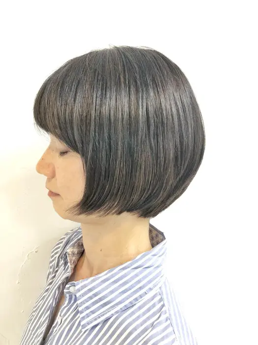 失敗しない ショート ボブスタイルが得意です 特に多いオーダーは 横顔美人ショート ボブ イン Ash亀戸店所属 大杉 直樹のヘアカタログ ミニモ