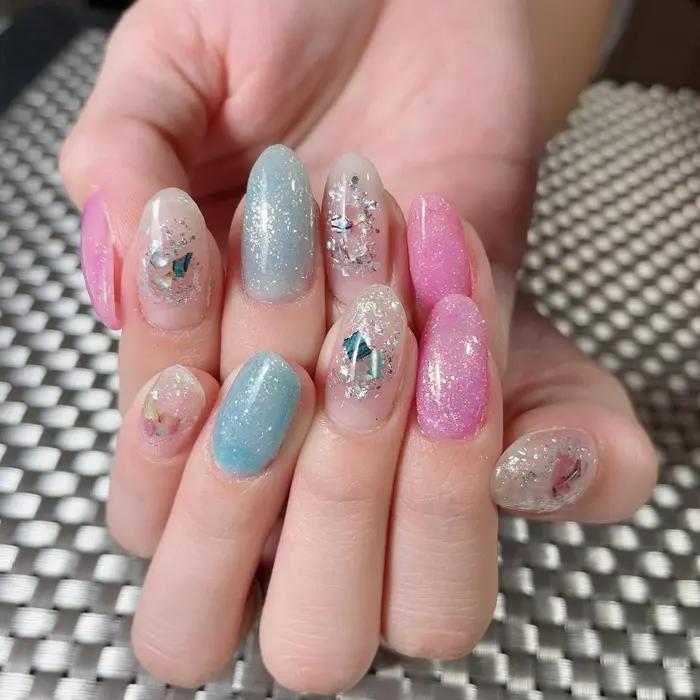スカルプフローター ジェルネイルしてても折れちゃう って方にオススメです C Nail所属 C Nailのネイル デザイン ミニモ