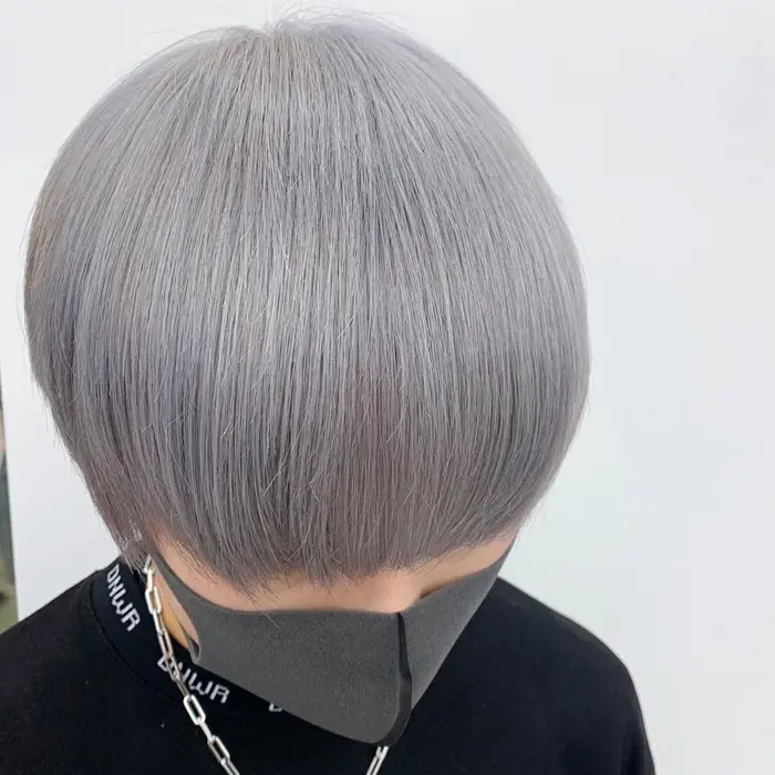 ホワイトグレー Grow 渋谷西口店所属 みかん のヘアカタログ ミニモ