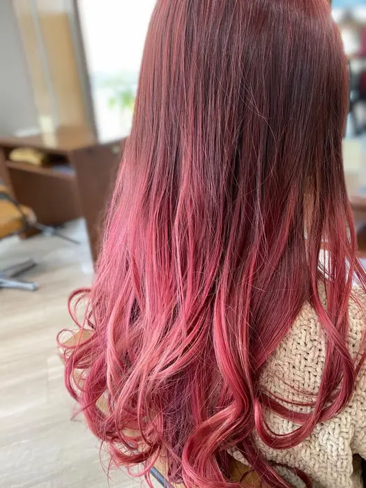 ピンクグラデーション Arika所属 海戸 康裕のヘアカタログ ミニモ ピンクグラデーション Arika所属 海戸 康裕のヘアカタログ ミニモ