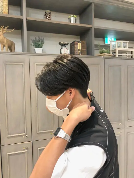 センターパート ハンサムショート ニュアンスパーマ Forte Garden Hills所属 静岡メンズ特化 美容師石井皇伎のヘアカタログ ミニモ