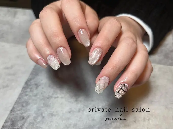 サロン茨木市 阪急総持寺駅から五分 総持寺ネイルサロン プライベートネイルサロン茨木市 大人可愛い Mocha Private Nail Salon所属 益田 美賀子のネイルデザイン ミニモ サロン茨木市 阪急総持寺駅から五分 総持寺ネイルサロン プライベートネイルサロン茨木市 大人可愛い Mocha Private Nail Salon所属 益田 美賀子のネイルデザイン ミニモ