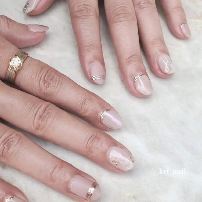 ショートネイル ニュアンスネイルデザイン ショートネイルデザイン ジェルネイル ネイルデザイン ニ Krt Nail所属 Krt Nailの ネイルデザイン ミニモ