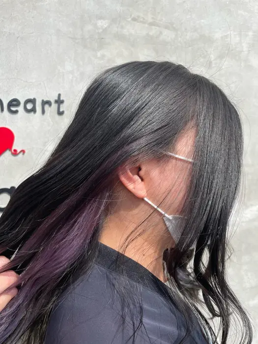 紫インナーカラー Mata L23所属 石川 まいのヘアカタログ ミニモ
