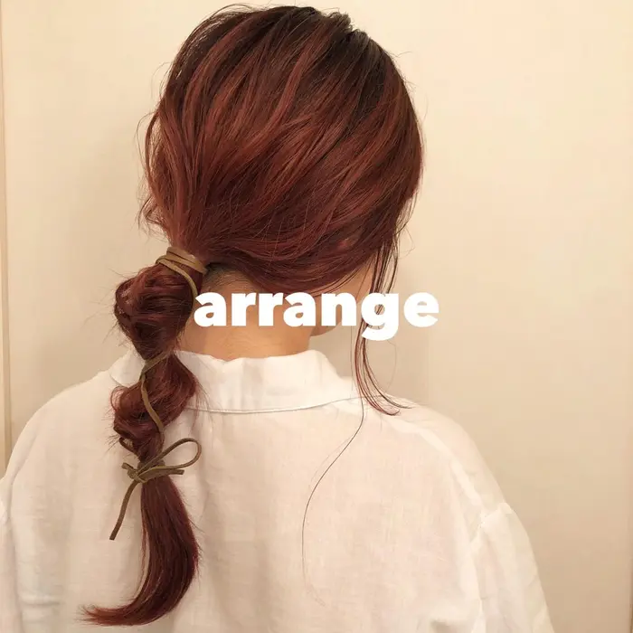 紐アレンジ Craft Hair Design所属 酒井 梨花のヘアカタログ ミニモ