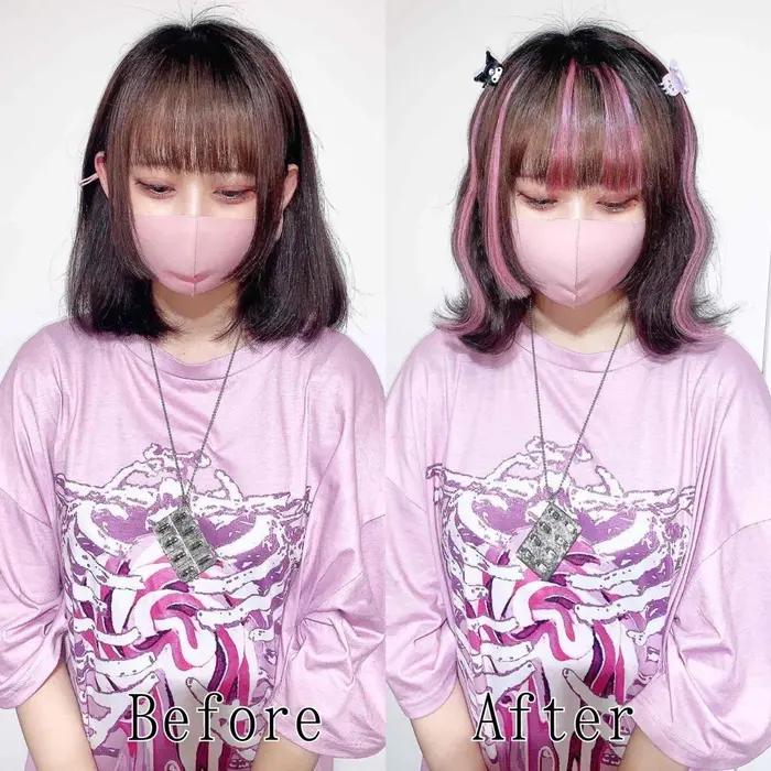 フレッシュで愛らしい印象を与えるピーチピンク ふんわり淡いピンクは男女受けのいいトレンドカラー あるじゃんすー仙台店所属 あるじゃんすー 仙台店のヘアカタログ ミニモ