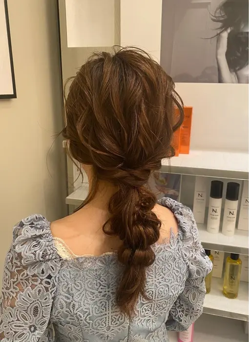 結婚式お呼ばれヘアセット Aubehair Aoyama所属 ショート ボブkazueのヘアカタログ ミニモ