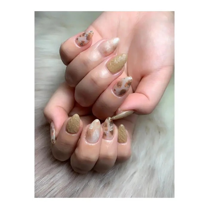 Aw Design 限定 初回オフ込 ハンド ジェルやり放題 4500円 L4l Flowers Nail所属 Flowers Nailのネイルデザイン ミニモ