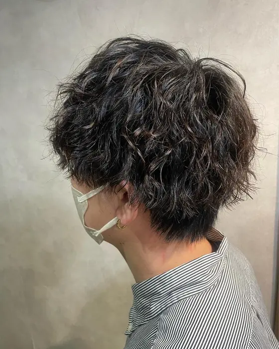 郡山 郡山美容室 メンズカット 韓国マッシュ センターパート 刈り上げマッシュ ツイストスパイラル Mell所属 メンズパーマ Shogo Mellのヘアカタログ ミニモ