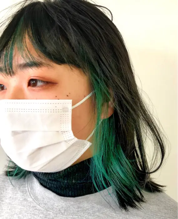フェイスフレーミングカラー インナーカラー 顔まわりインナー レイヤーカット K Two所属 Stylist Kaiのヘアカタログ ミニモ