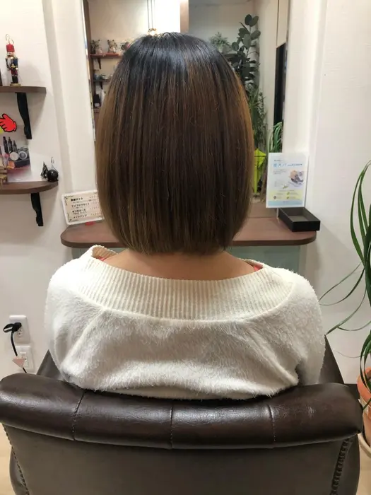ロブカット T Zクリエイション所属 小川 真奈のヘアカタログ ミニモ