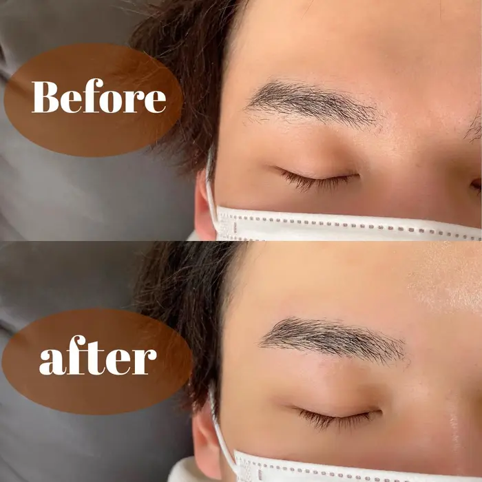 メンズアイブロウ メンズアイブロウモデル募集 Eyelashhomechoko所属 Choko 薬院 店のヘアカタログ ミニモ