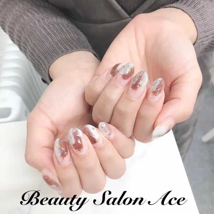 ニュアンスデザイン 池袋駅 南口徒歩1分 フィルイン専門店 池袋エース ネイルサロン ネイ Beauty Salon Ace所属 Beauty Salon Aceのネイルデザイン ミニモ