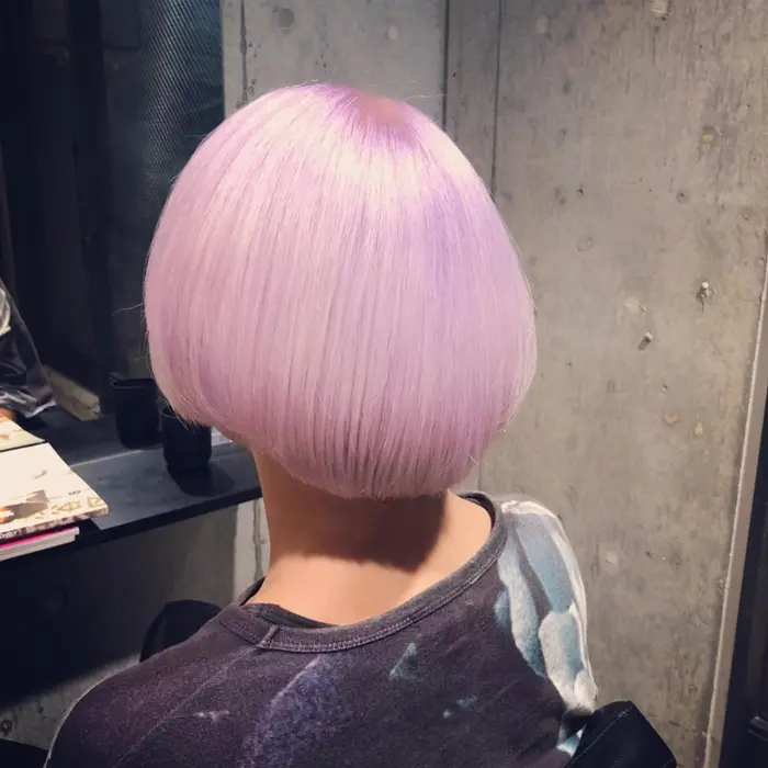 ケアブリーチで３回以上のブリーチ 切れ毛0 カラーはカラーバターなのでこちらもダメージ0です L O G Shibuya2所属 メンズ美容師 オオヤカズキのヘアカタログ ミニモ