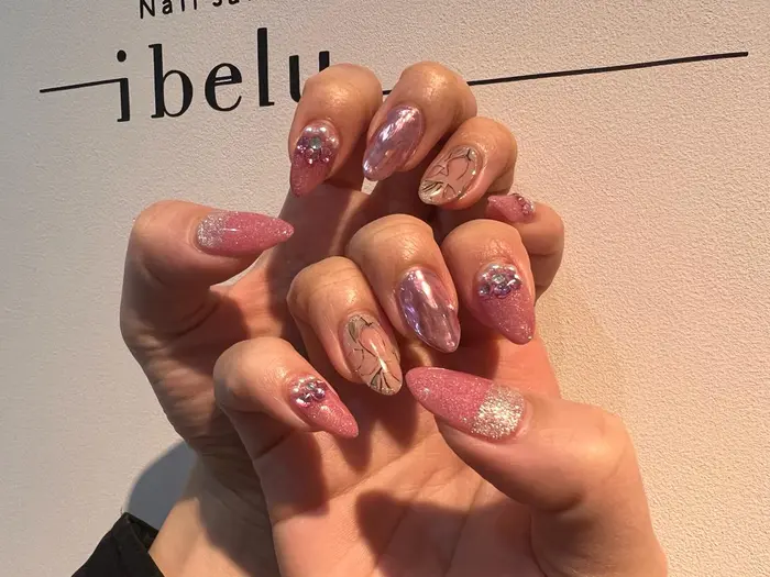 つけ放題アートコース チューリップ Nail Salon Ibelu京橋店所属 Nail Ibelu 光尾星南のネイル デザイン ミニモ