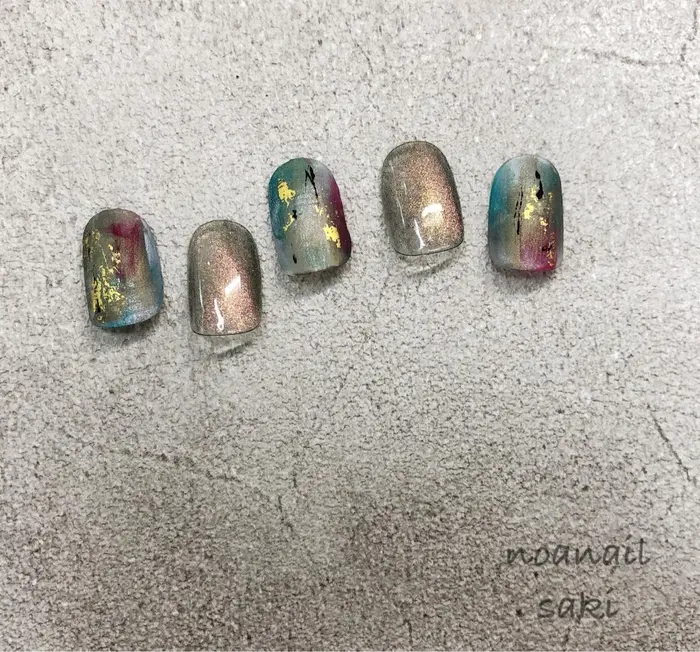 お爪に優しいparaジェル使用 ドライケア込み カウンセリング ネイルケア 丁寧に行っていきます Noa Nail所属 Nailist Sakiの ネイルデザイン ミニモ