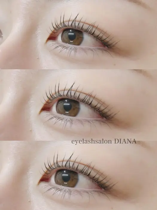 ラッシュリフト 立ち上げデザイン Lカール使用 しっかりあげたい方におすすめ Eyelash S Diana所属 アイラッシュ ダイアナのマツエク デザイン ミニモ