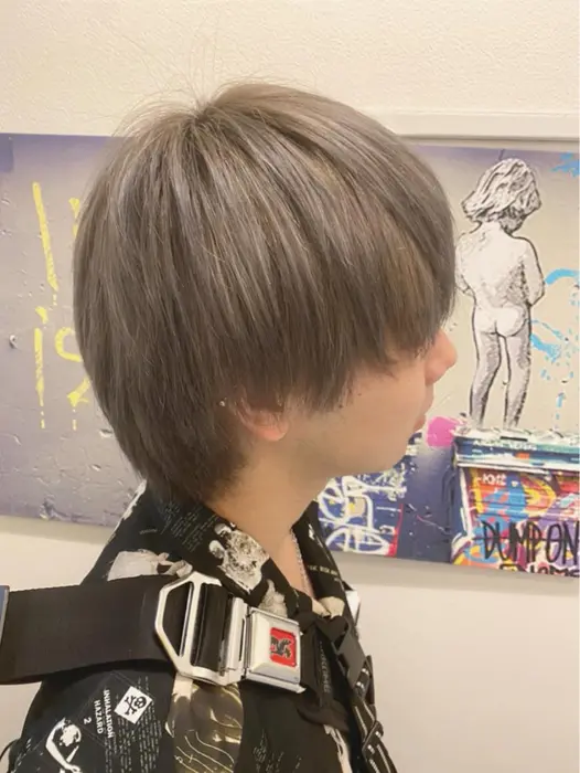 メンズマッシュウルフ シルバー La Fith Hair Charme 渋谷店所属 ボブ透明感カラー メンズワタベ ユウのヘアカタログ ミニモ メンズマッシュウルフ シルバー La Fith Hair Charme 渋谷店所属 ボブ透明感カラー メンズワタベ ユウのヘアカタログ ミニモ