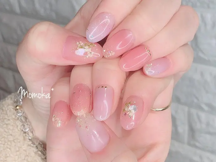 春ネイル モカ東三国店所属 川上 桃果のネイルデザイン ミニモ