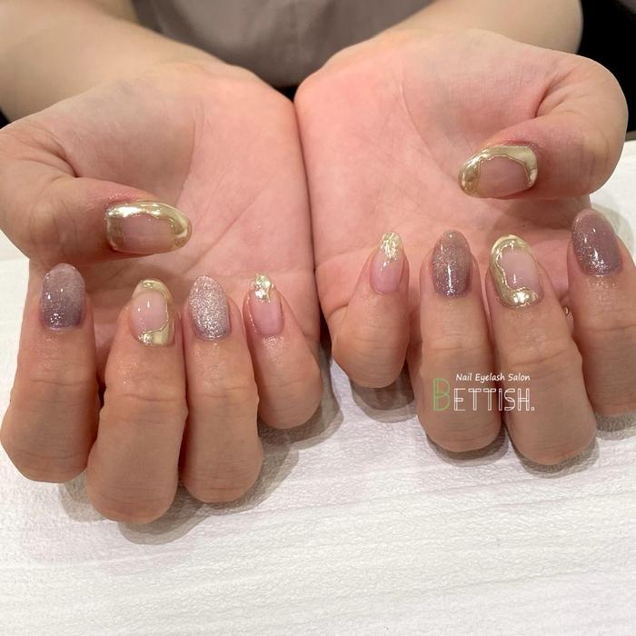 Nail Eyelash Salon Bettish 元住吉 武蔵小杉店所属 Bettish Kurumiのネイル デザイン ミニモ