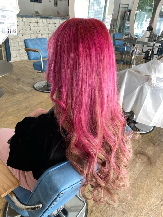 エクステ 70 70本 フラッシュピンク ベージュ 1st Vibe Annex所属 リピート 指名率 No 1店長松井のヘアカタログ ミニモ