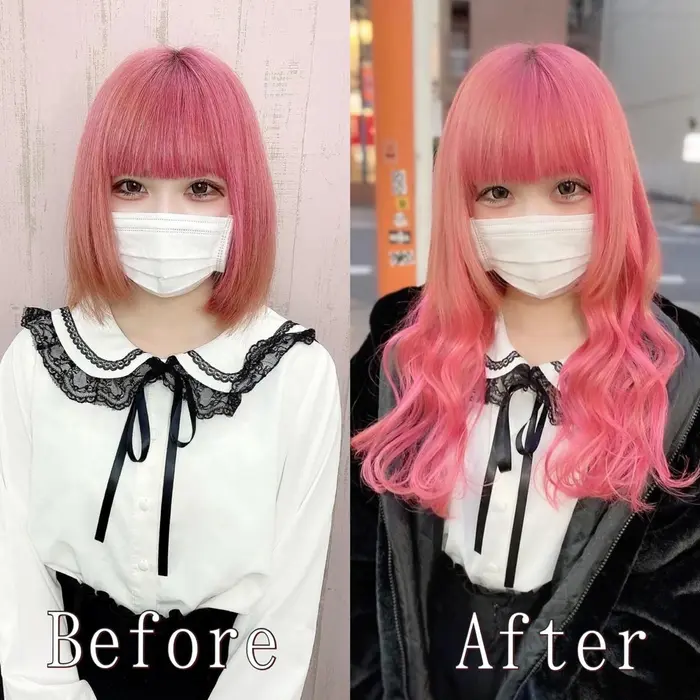 今流行りの地雷ピンク到来 誰もが1度は憧れるピンクカラー女の子らしさ更にup シールエクステ 原 エクステ カラー専門店あるじゃんすー原宿店 Total Beauty Salon 所属 エクステ カラー専門 あるじゃんすー原宿店のヘアカタログ ミニモ