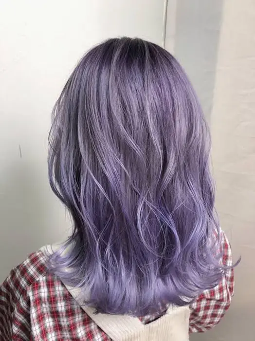 派手すぎず ラベンダーアッシュ Avance新金岡駅前店所属 米田 零のヘアカタログ ミニモ