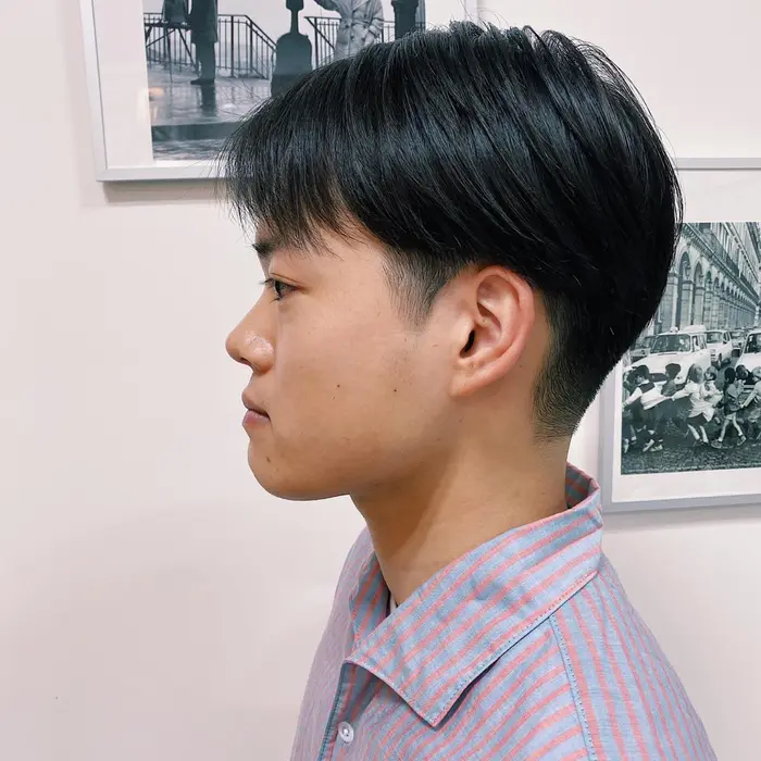 後ろスッキリ刈り上げて センターパートに伸ばしていきましょうね Selma所属 福島 美樹のヘアカタログ 20200531133041 ミニモ
