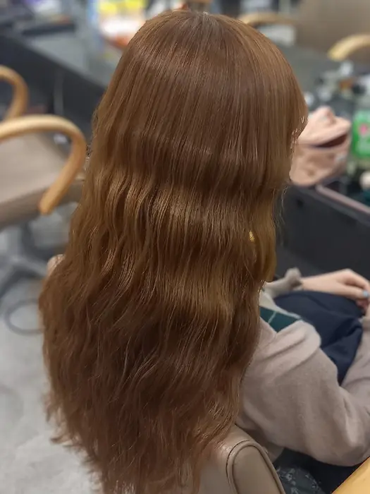 細かめウェーブ巻き☆