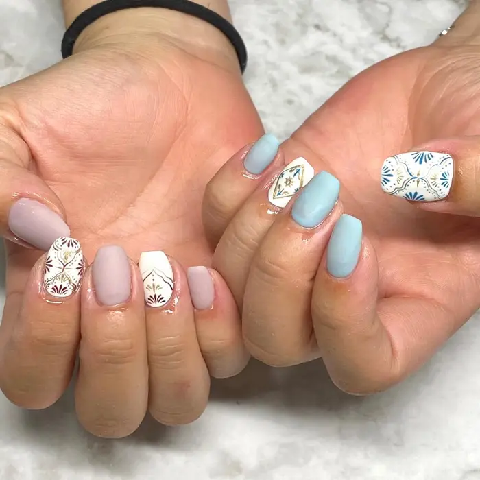 平塚ネイル 韓国ネイル フラッシュネイル ネイルサロン ニュアンスネイル 大人ネイル マグ Teal所属 Nail Tealのネイル デザイン ミニモ