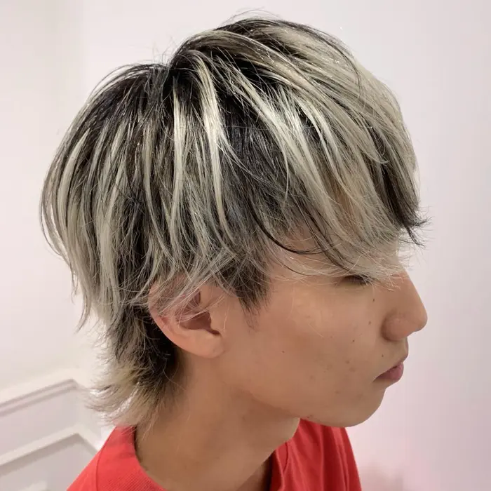 ホワイト ブラックローライトスタイル ハイトーンにローライト コントラストが髪の動きがしっか Worker所属 藤井 正直のヘアカタログ ミニモ