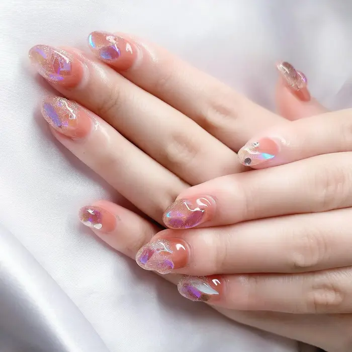 ニュアンス 恵比寿ネイル 恵比寿サロン 大人ネイル ジェルネイル 恵比寿駅近サロン 恵比寿 マグ Total Beauty Salon Yudia 恵比寿本店所属 Yudia Azumiのネイルデザイン ミニモ