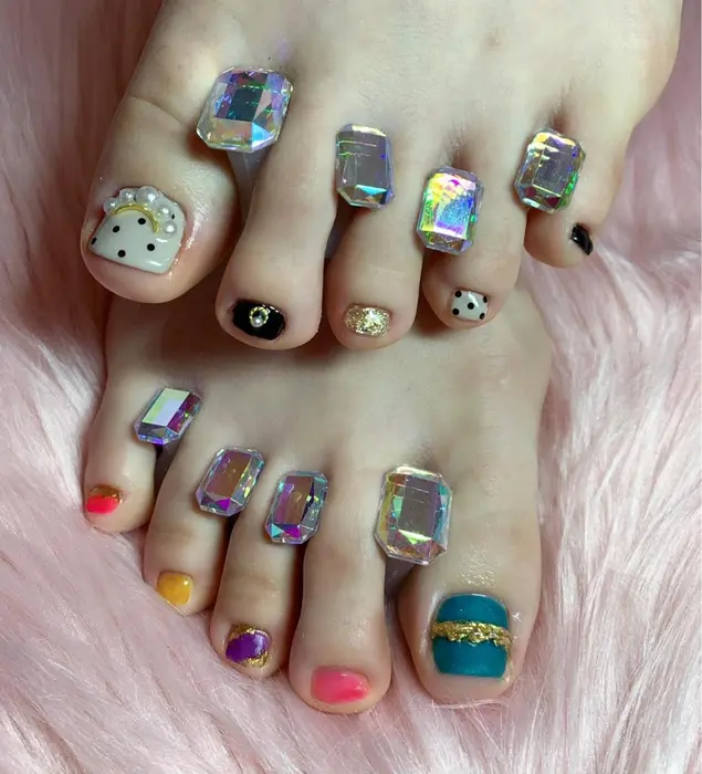 フットアートお任せあれ キャラ不可ですw ネイル ネイルデザイン ネイルチップ X 1 0 Nail所属 X 1 0 Nail Cのネイルデザイン ミニモ