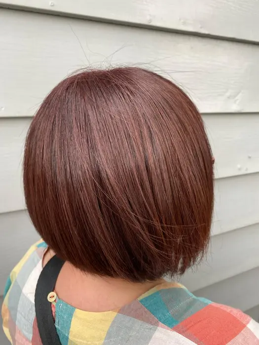 全体縮毛矯正 カラーリング ピンクブラウン Hair And Makeup Mopa所属 Usui Ryoyaのヘアカタログ ミニモ