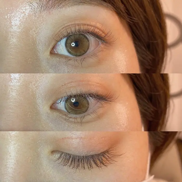 カラーマツエク フラットマットラッシュ ブラウン ミルクティベージュ 100本 C Dカー ルレイル所属 Eyelash Reirのマツエク デザイン ミニモ