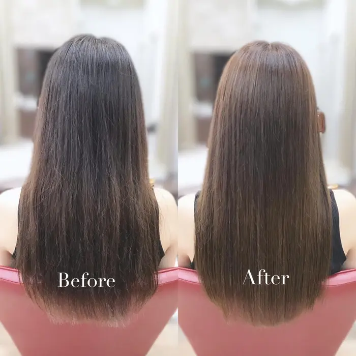 カット カラー 髪質改善トリートメント 通常料金 28 600 13 0 Ins Lei所属 フリーランス美容師 Shima のヘアカタログ ミニモ
