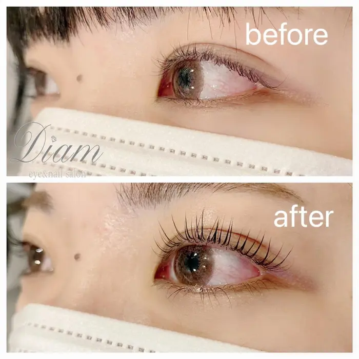 パリジェンヌラッシュリフト Diam 札幌店所属 Diam札幌店 嶋倉のマツエクデザイン ミニモ