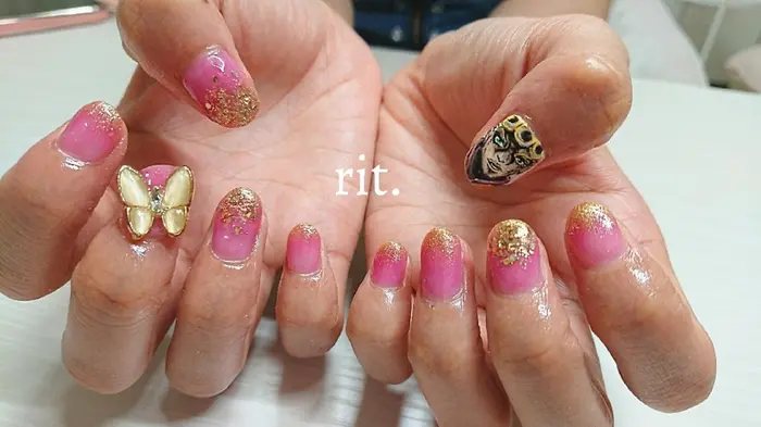 ジョジョの奇妙な冒険 ジョルノ ジョバァーナ Rit 所属 Rit リット のネイルデザイン ミニモ