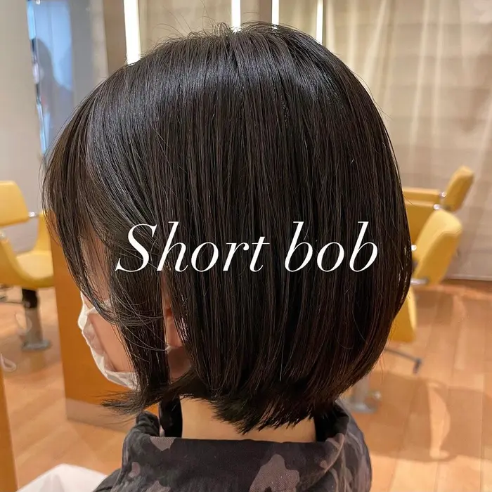 丸みが可愛いショートボブです ショート初心者の方にはおすすめです Tricca所属 掛札 瑞希のヘアカタログ ミニモ