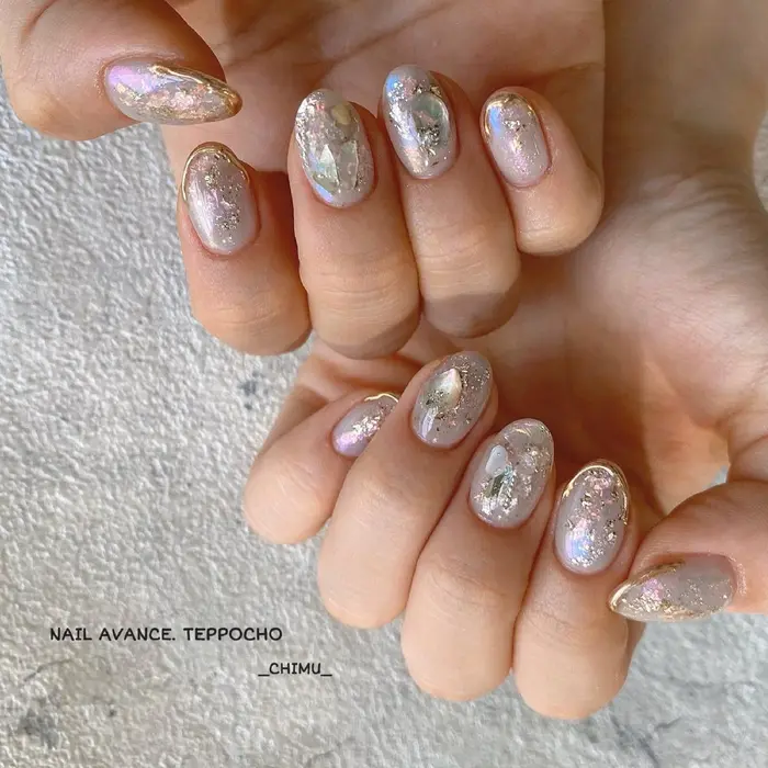 大人気のお任せデザインです ミラーや マグネットネイル 特殊アートはプラス料金頂いております Nail Avance イオンモール和歌山店所属 Nailavance 田村素楽のネイルデザイン ミニモ