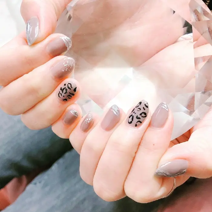 お客様の持ち込みデザインです4000円 Oli Nail所属 Oli Nail Mikiのネイルデザイン ミニモ