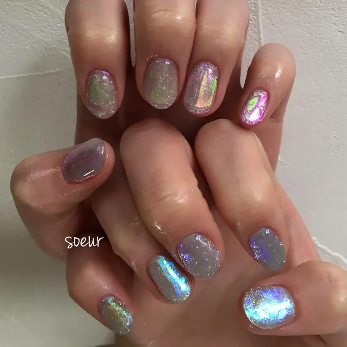 動画で載せたいうるうるネイル Soeur スール 所属 Soeur Midoriのネイルデザイン ミニモ