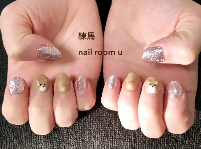 くまさんネイル プライベートサロンnail Room U所属 練馬駅徒歩7分 自宅サロンのネイルデザイン ミニモ くまさんネイル プライベートサロンnail Room U所属 練馬駅徒歩7分 自宅サロンのネイルデザイン ミニモ